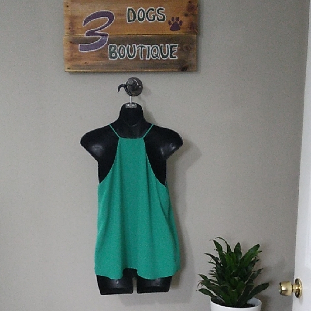 Green Women's Top - Picture 3 of 6